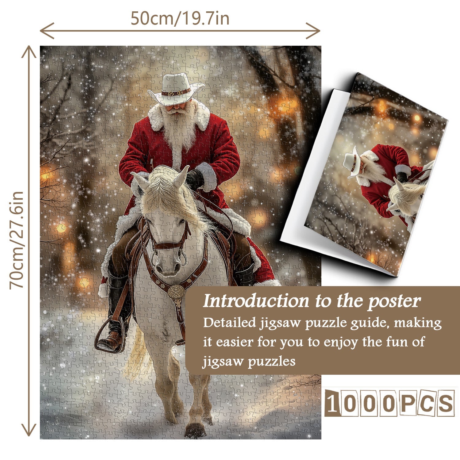 Santa Gallop Jigsaw Puzzles 1000 Pieces