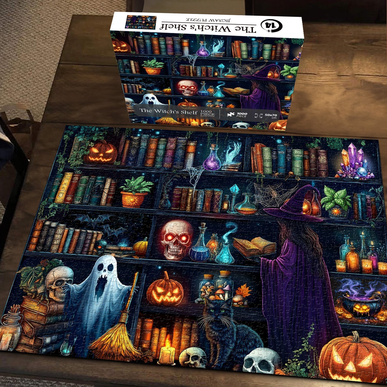 The Witch's Shelf Jigsaw Puzzle 1000 Pieces