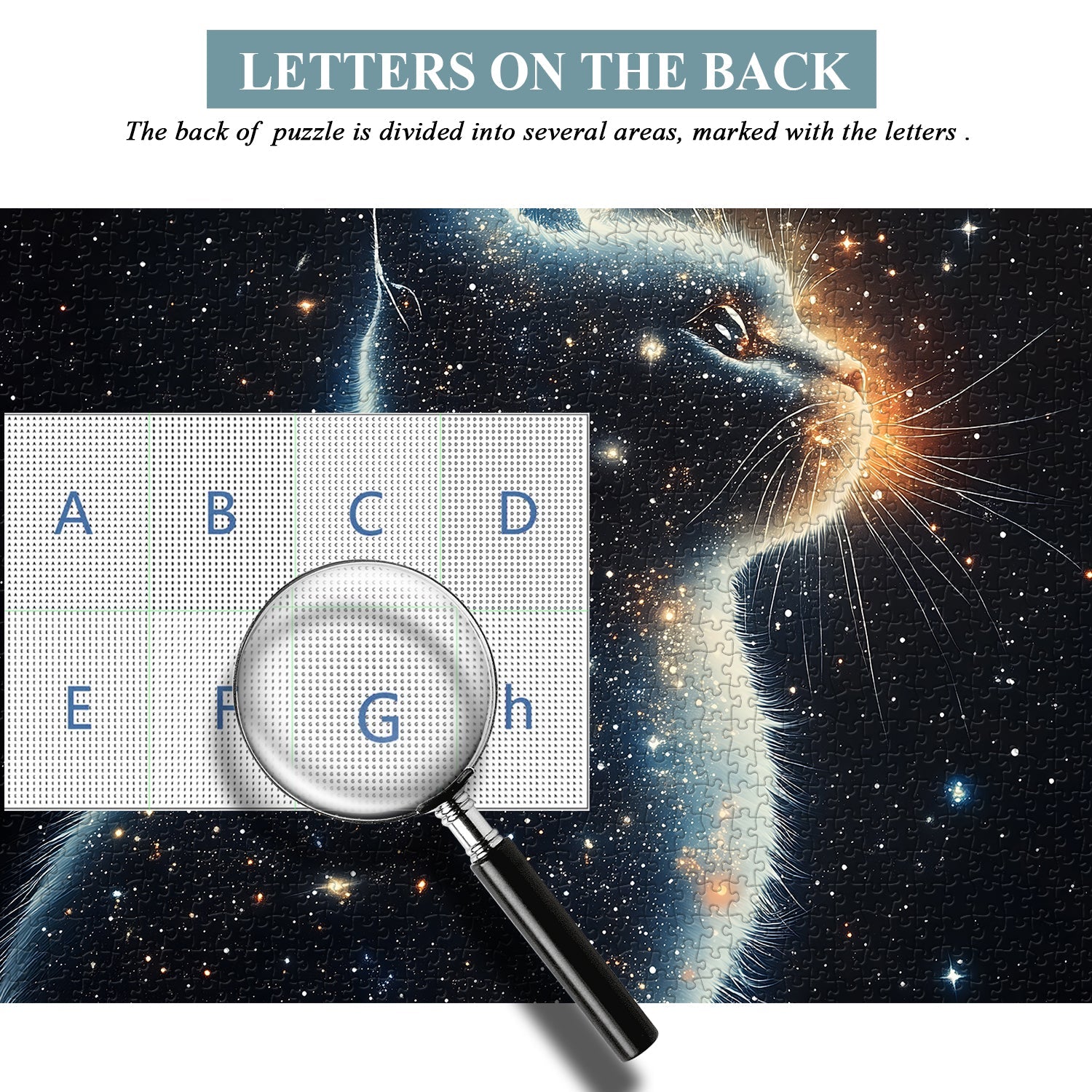 Dreamy Star Cat Jigsaw Puzzle 1000 Pieces