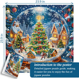 Bola de cristal de Navidad rompecabezas Puzzle 1000 piezas