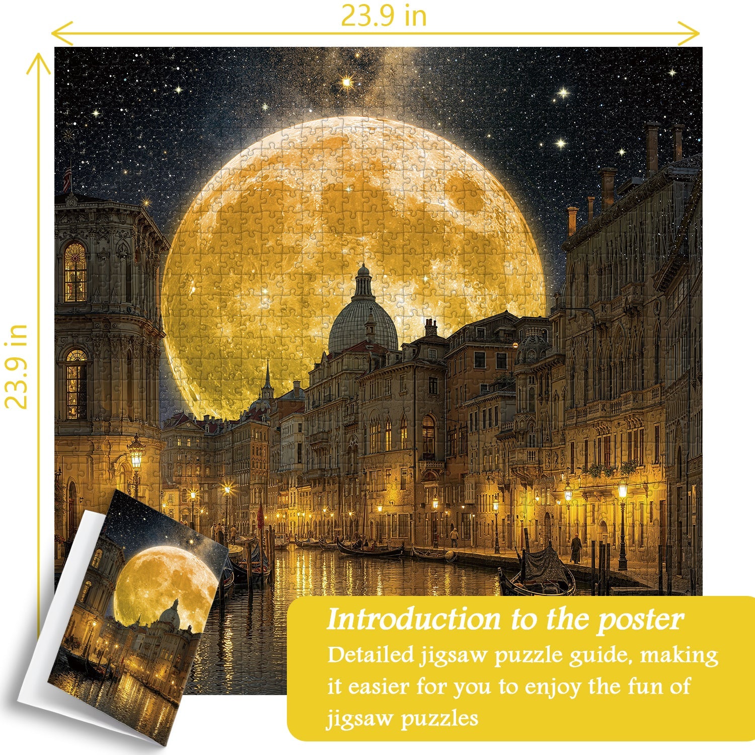 Nocturnal Venice Jigsaw Puzzle 1000 Pieces
