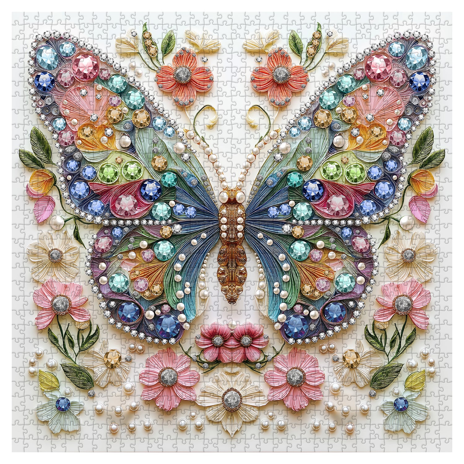 Joyas de las alas de alas Jigsaw Puzzle 1000 piezas