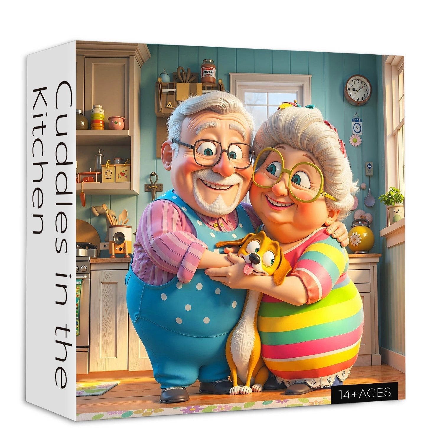 Cuddles in the Kitchen Jigsaw Puzzle 1000 Pieces