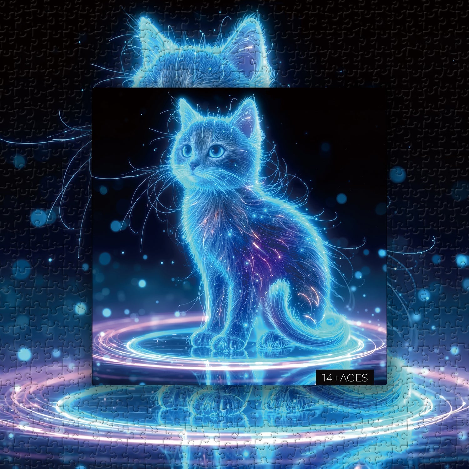 Luminous Kitten Jigsaw Puzzle 1000 Piece