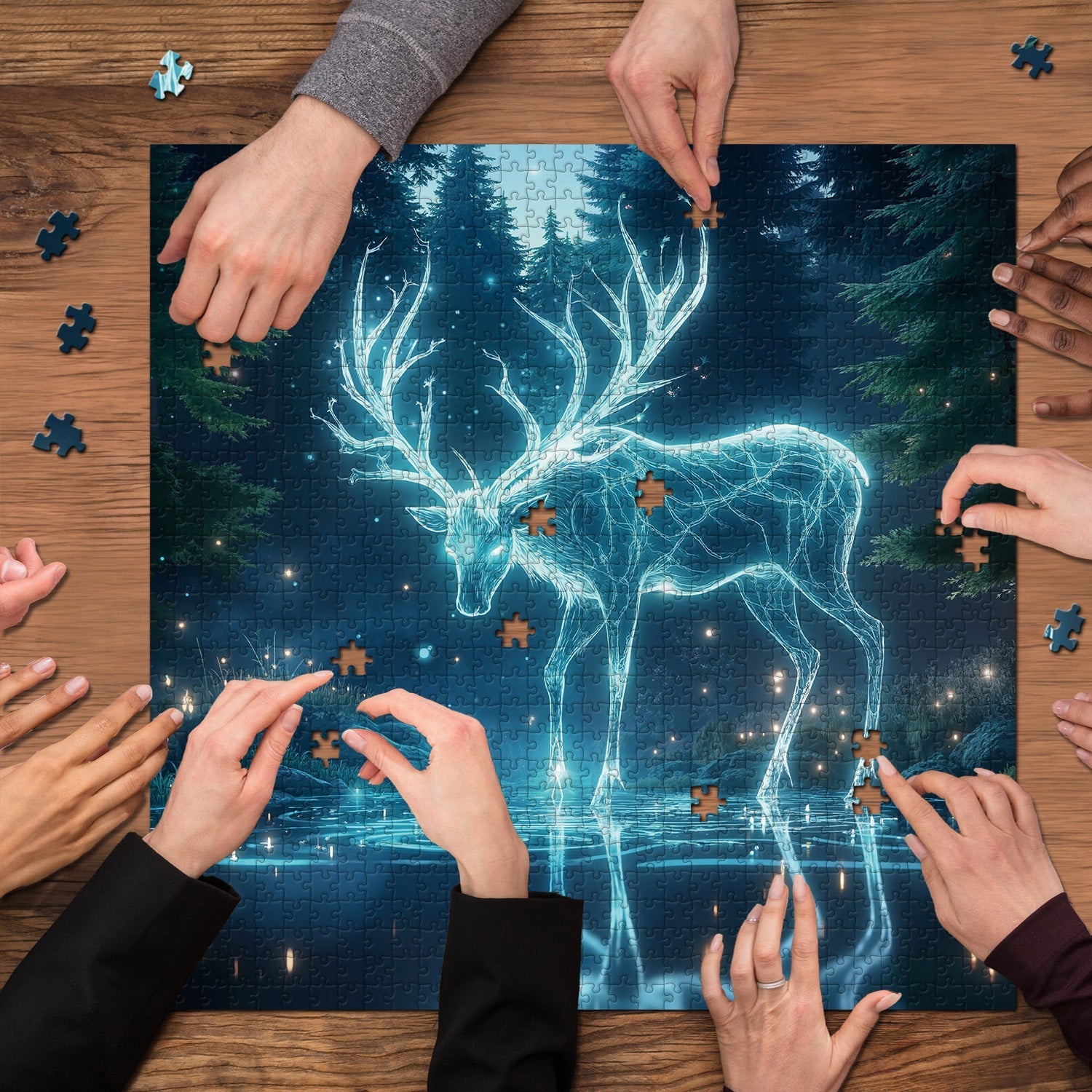 Mystic Deer Jigsaw Puzzle 1000 Piece