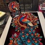 Rompecabezas de pavo real con joyas, 1000 piezas