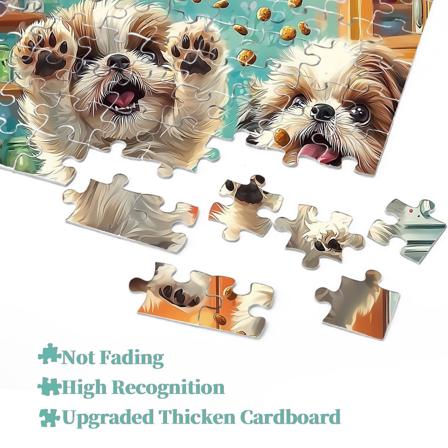 Shih tzu bocadillo tiempo rompecabezas 1000 piezas