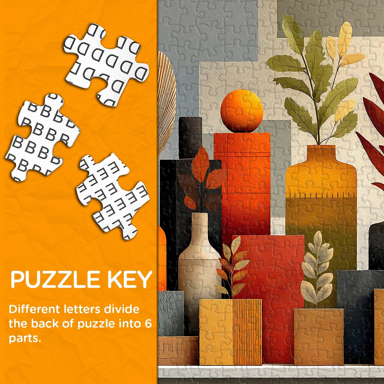 Orange Whisper Jigsaw Puzzle 1000 Pieces