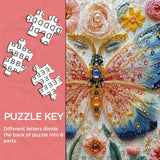 Butterfly Gem Jigsaw Puzzle 1000 piezas