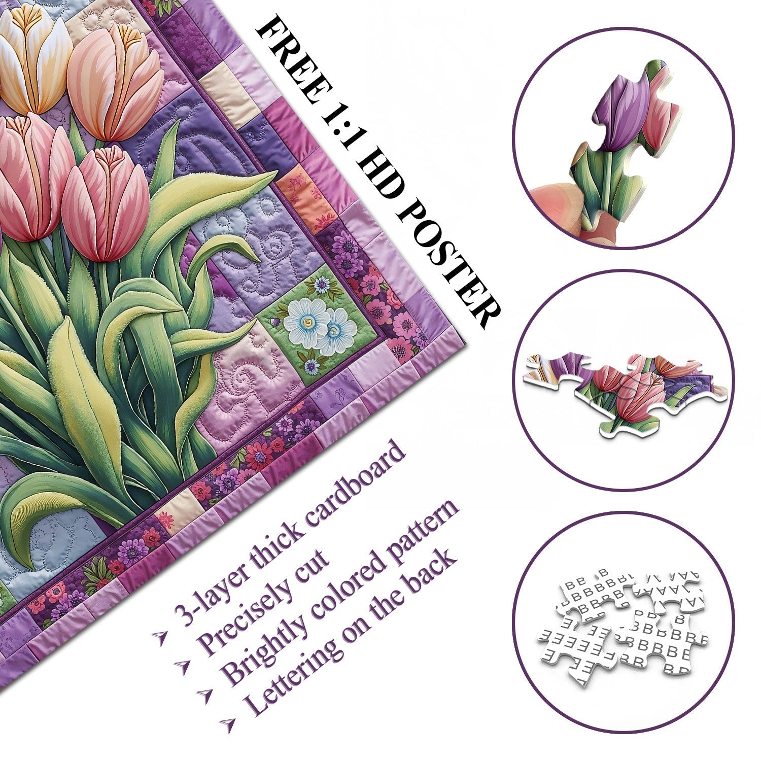 Tulip Harmony Jigsaw Puzzle 1000 Piece