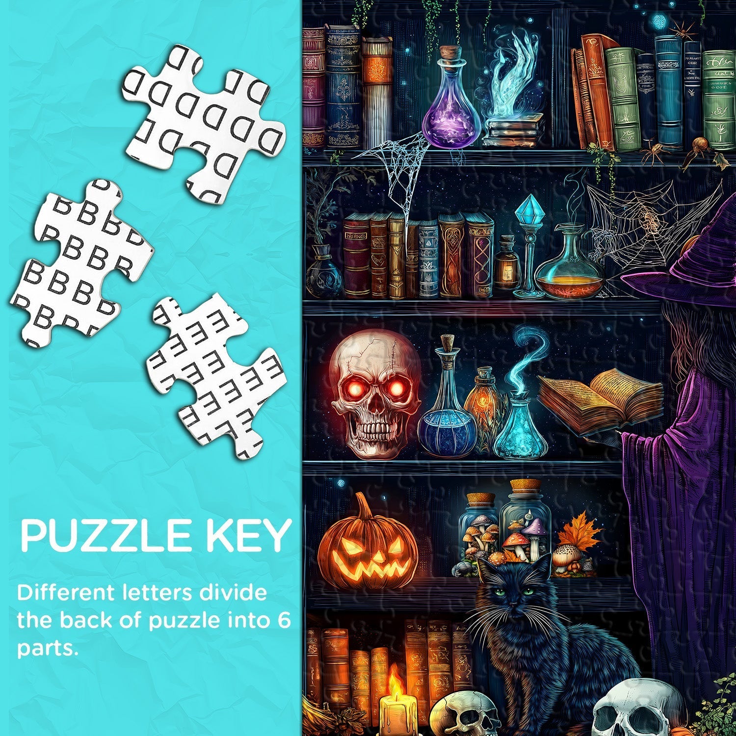 The Witch's Shelf Jigsaw Puzzle 1000 Pieces