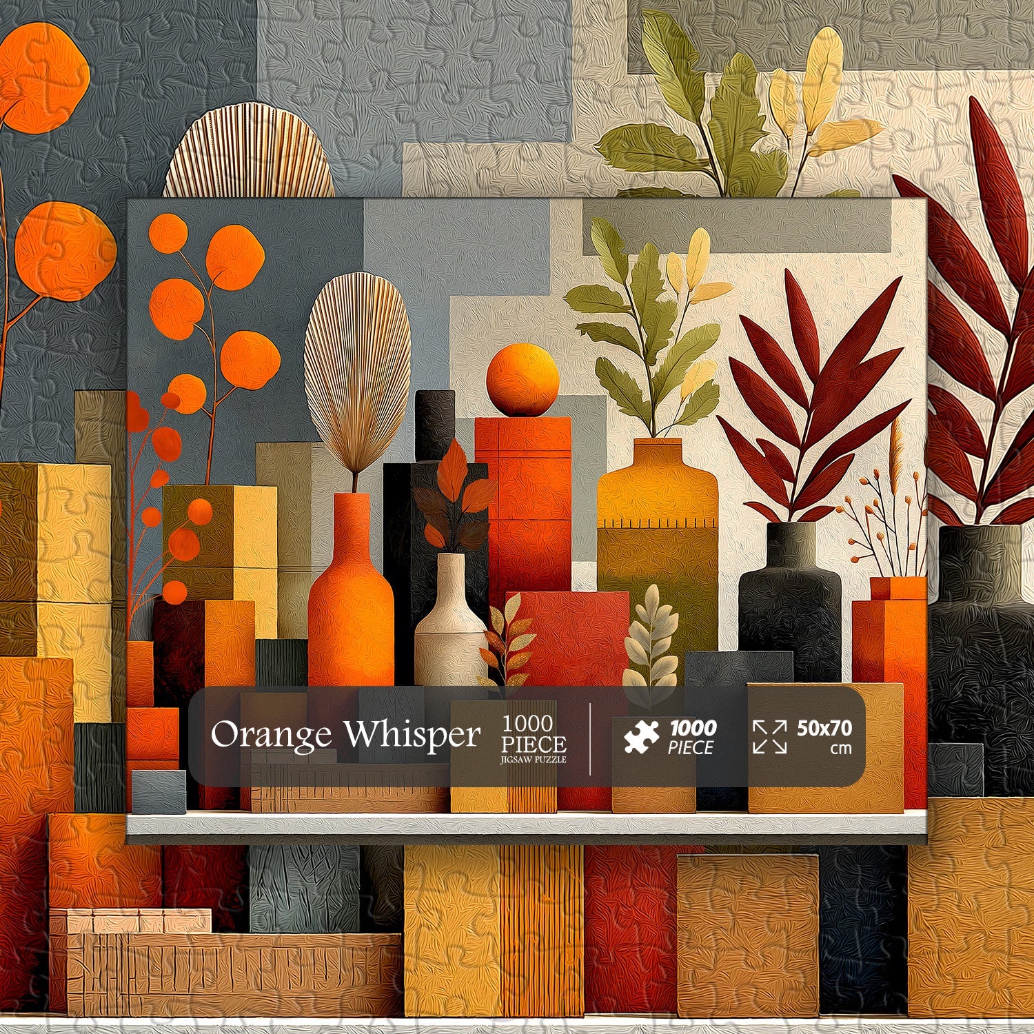 Orange Whisper Jigsaw Puzzle 1000 Pieces