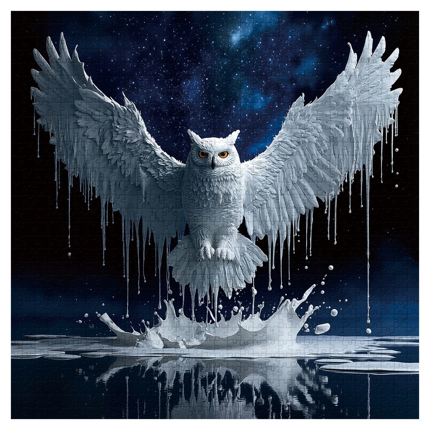 White Owl Jigsaw Puzzle 1000 Piece