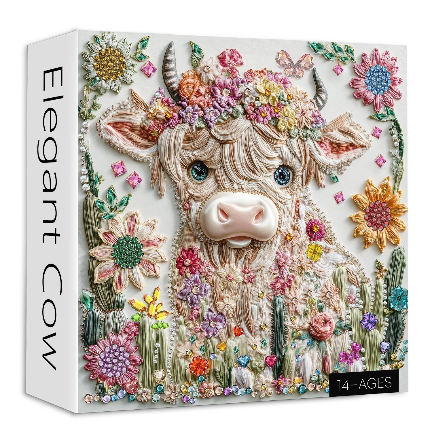 Elegante Volcillo de vaca Puzzle 1000 piezas