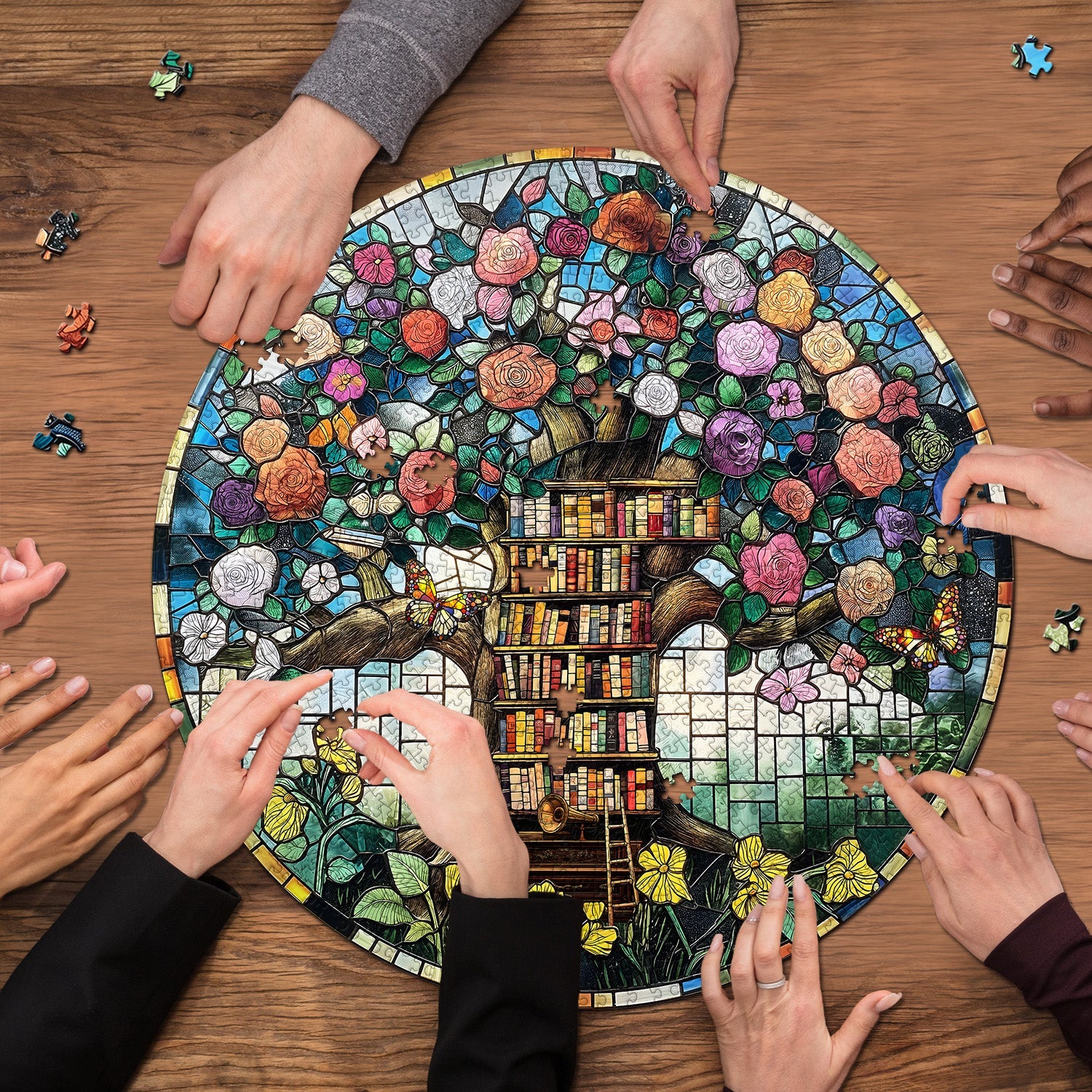 Blooming Libro Fragancia Rompecabezas Puzzle 1000 Piezas