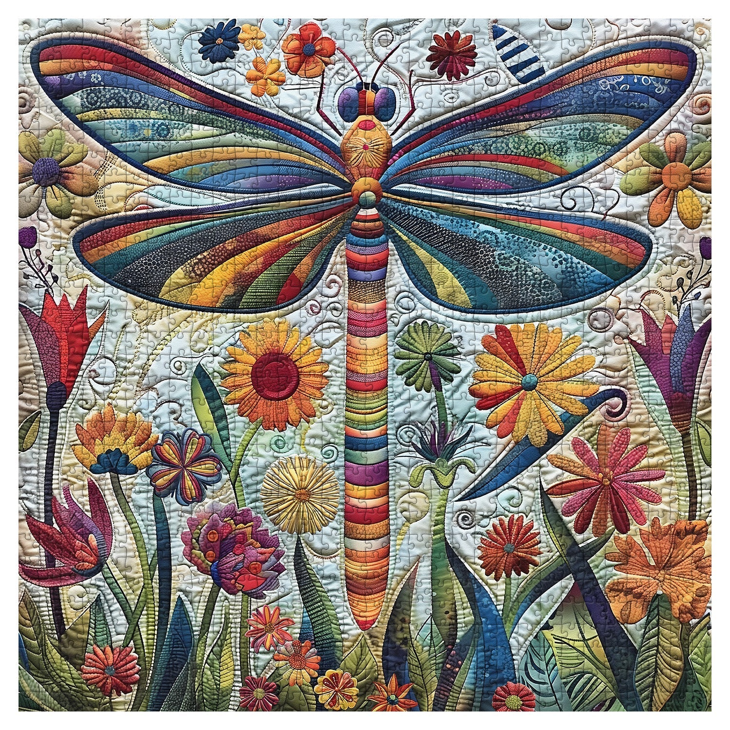 Dragonfly Garden Jigsaw Puzzle 1000 piezas