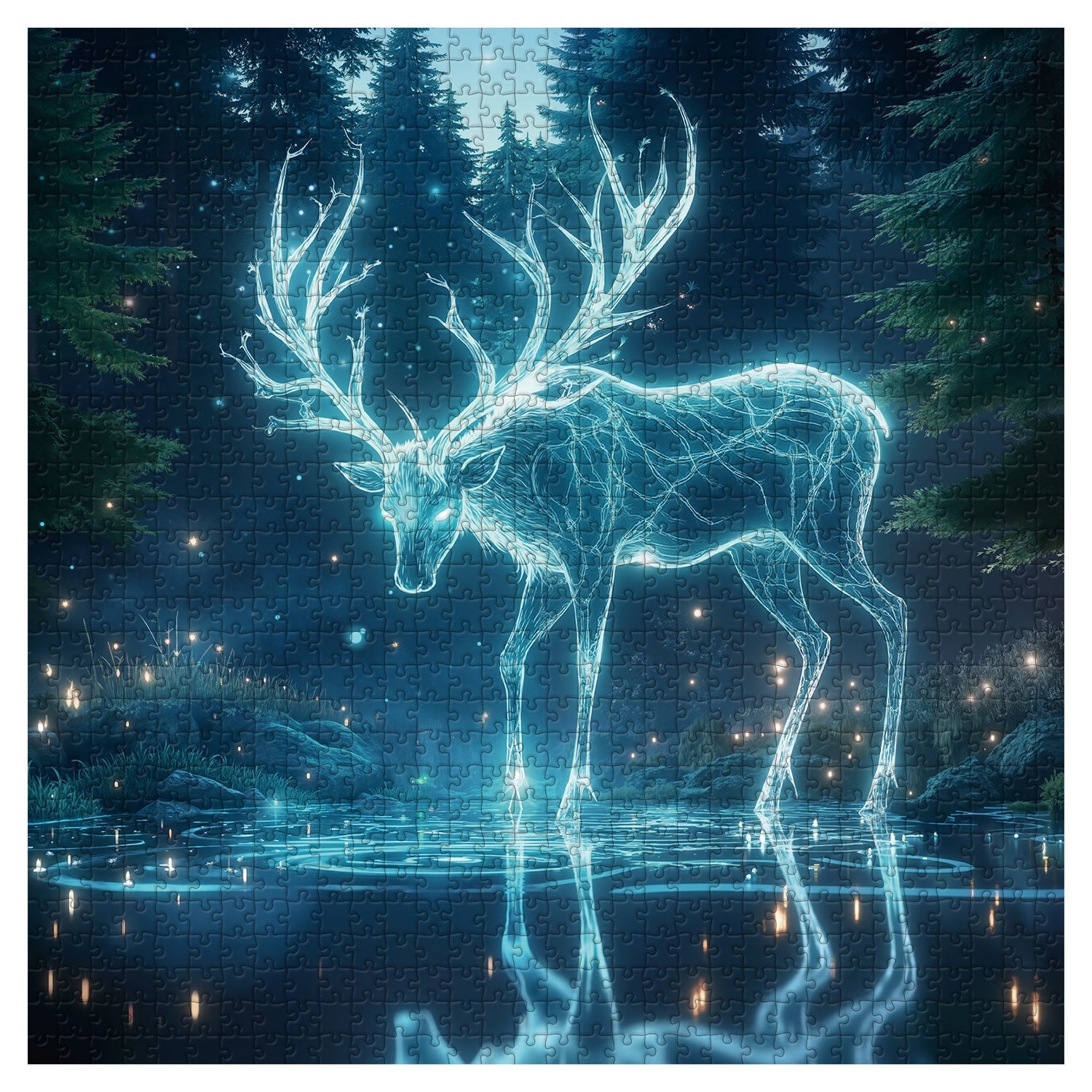 Mystic Deer Jigsaw Puzzle 1000 Piece
