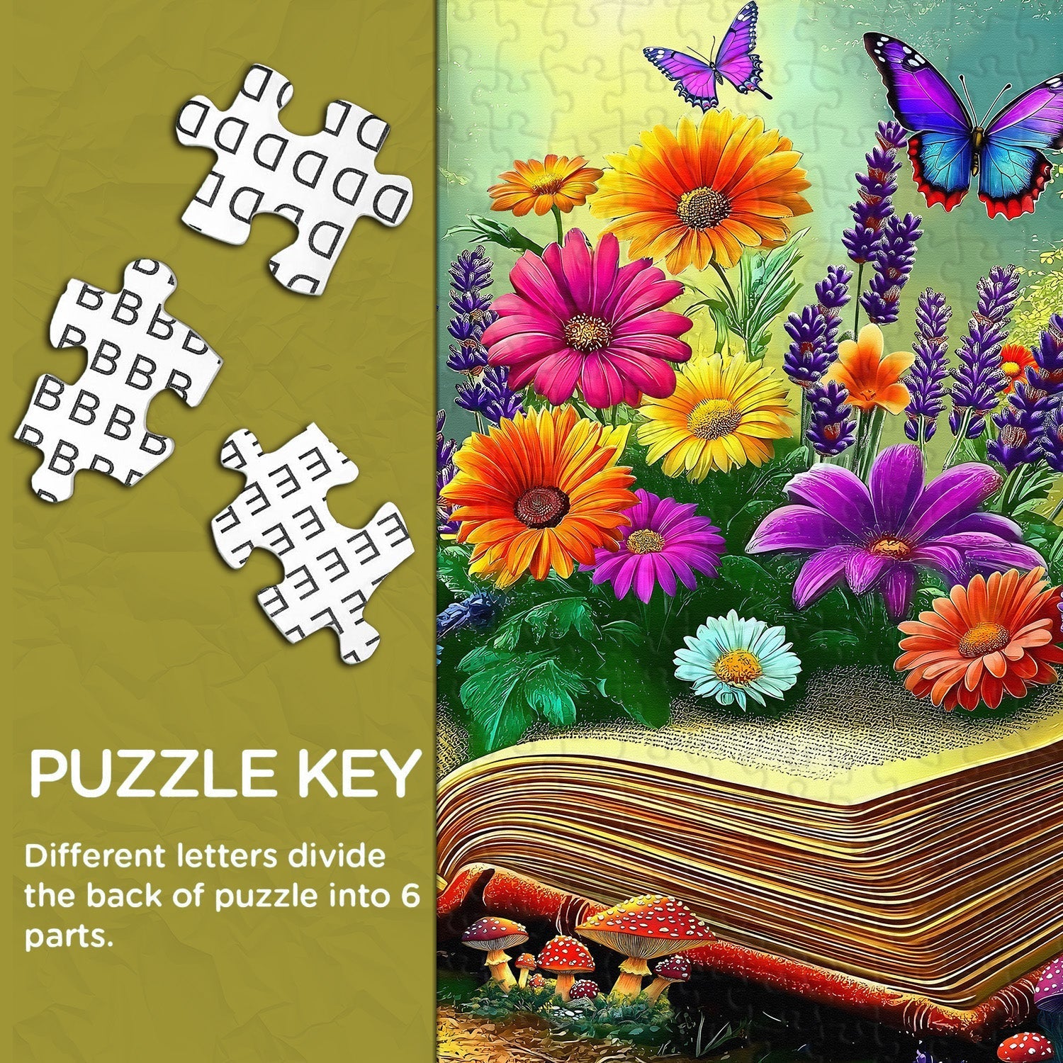 Chaptears Floral Jigsaw Puzzle 1000 piezas
