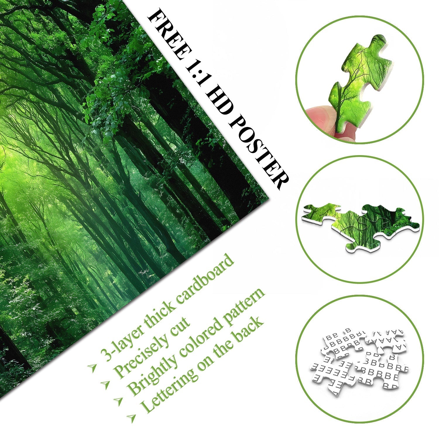 Peaceful Forest Jigsaw Puzzle 1000 Pieces