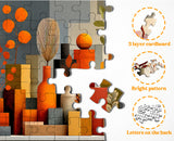 Orange Whisper Jigsaw Puzzle 1000 Pieces