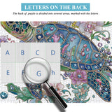 Pielle de rompecabezas de tortuga brillante 1000 piezas