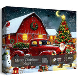 Buon natale notturno puzzle 1000 pezzo