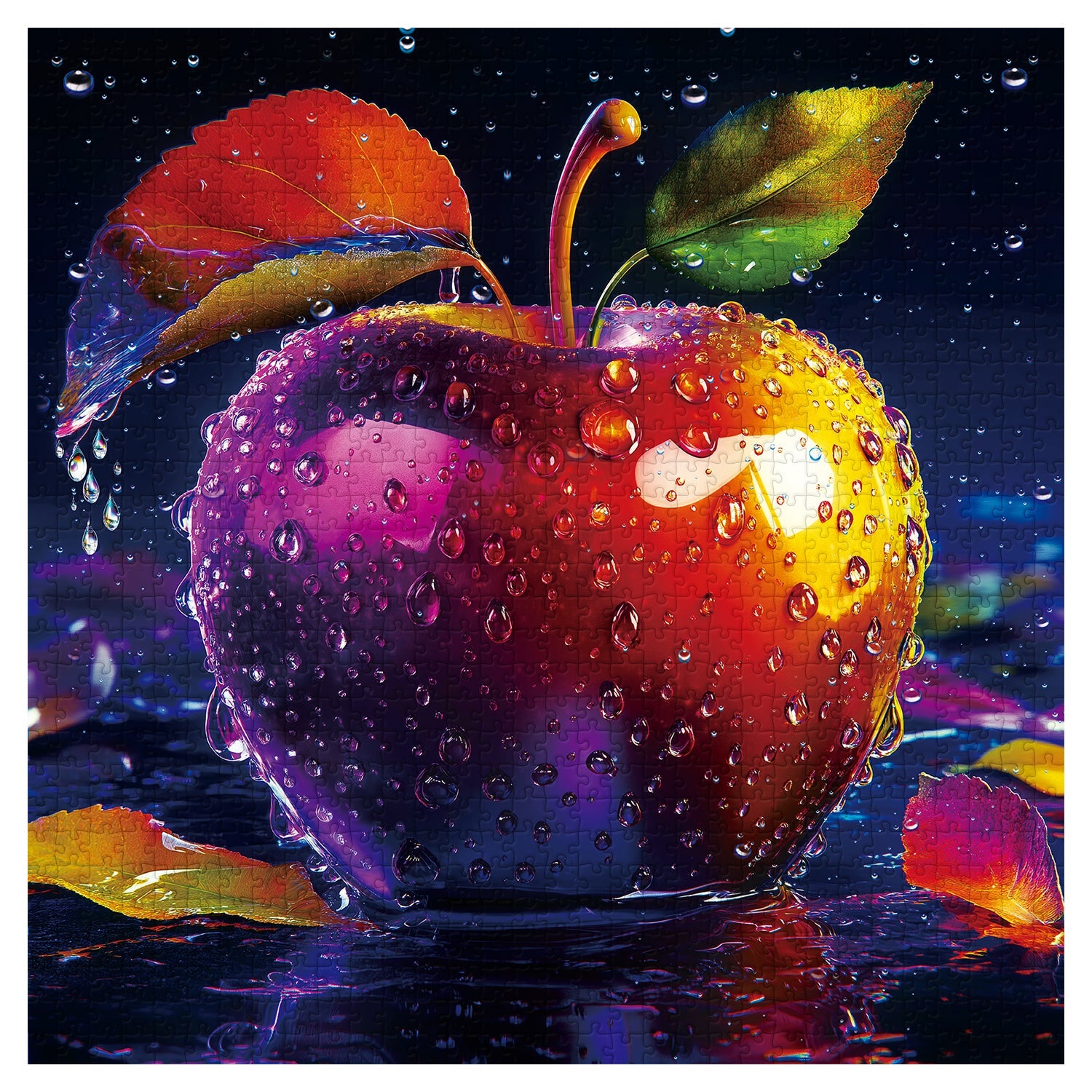 Rain Drop Apple Jigsaw Puzzles 1000 piezas