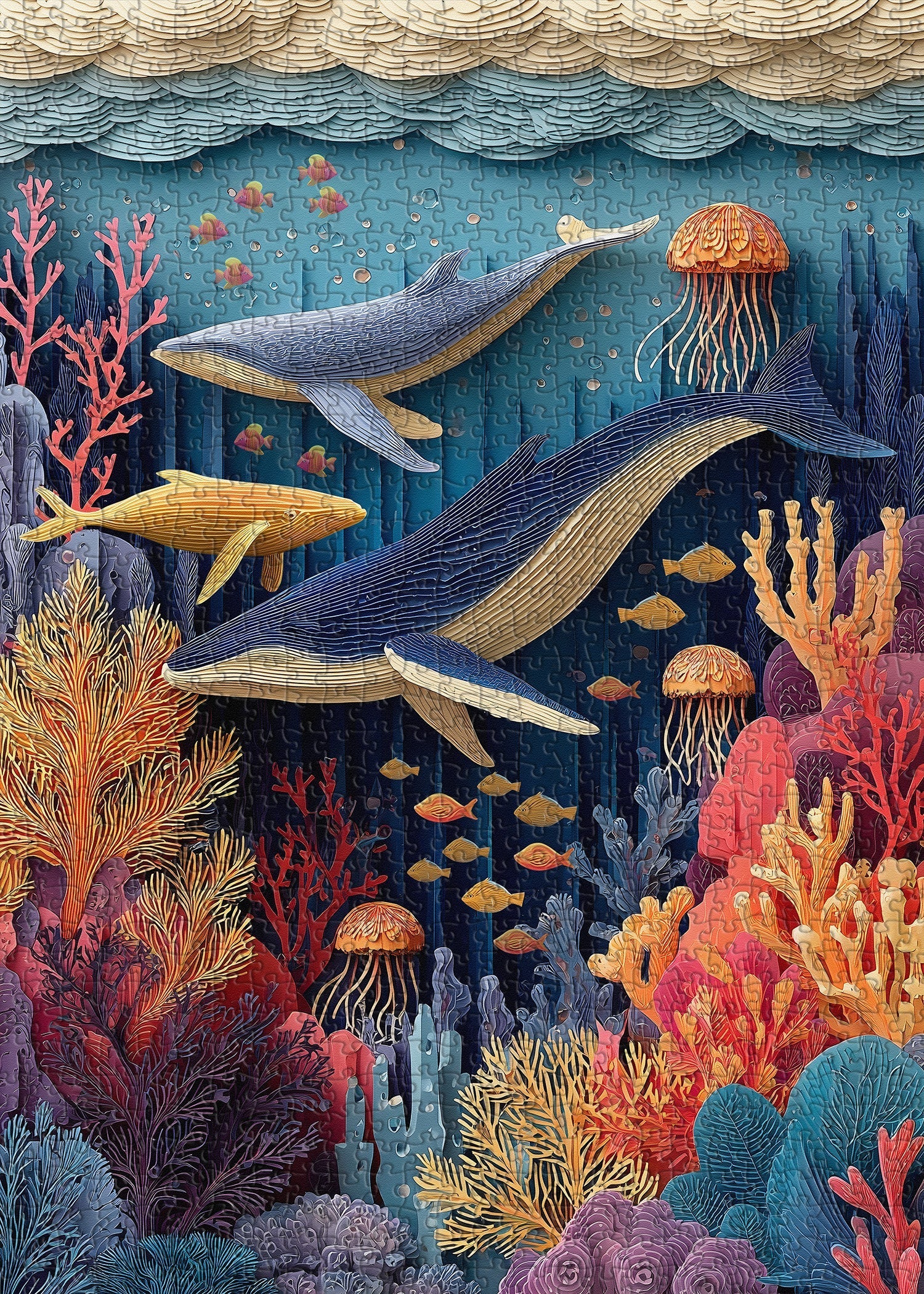 The Layered Sea Jigsaw Puzzle 1000 Pieces