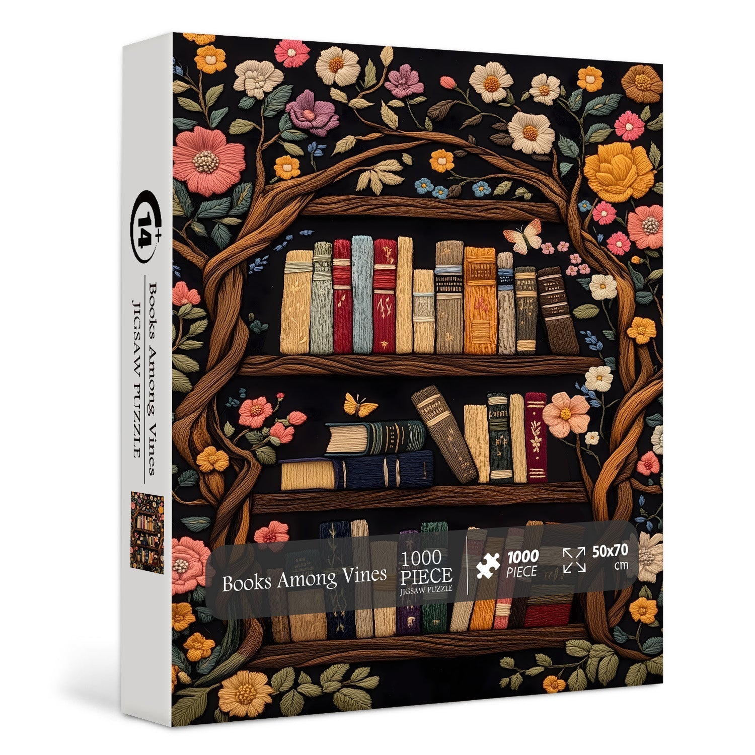 Libros entre Vines Jigsaw Puzzle 1000 piezas