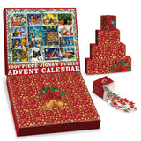 Calendario dell'avventa calendario di natalizio puzzle 1000 pezzi