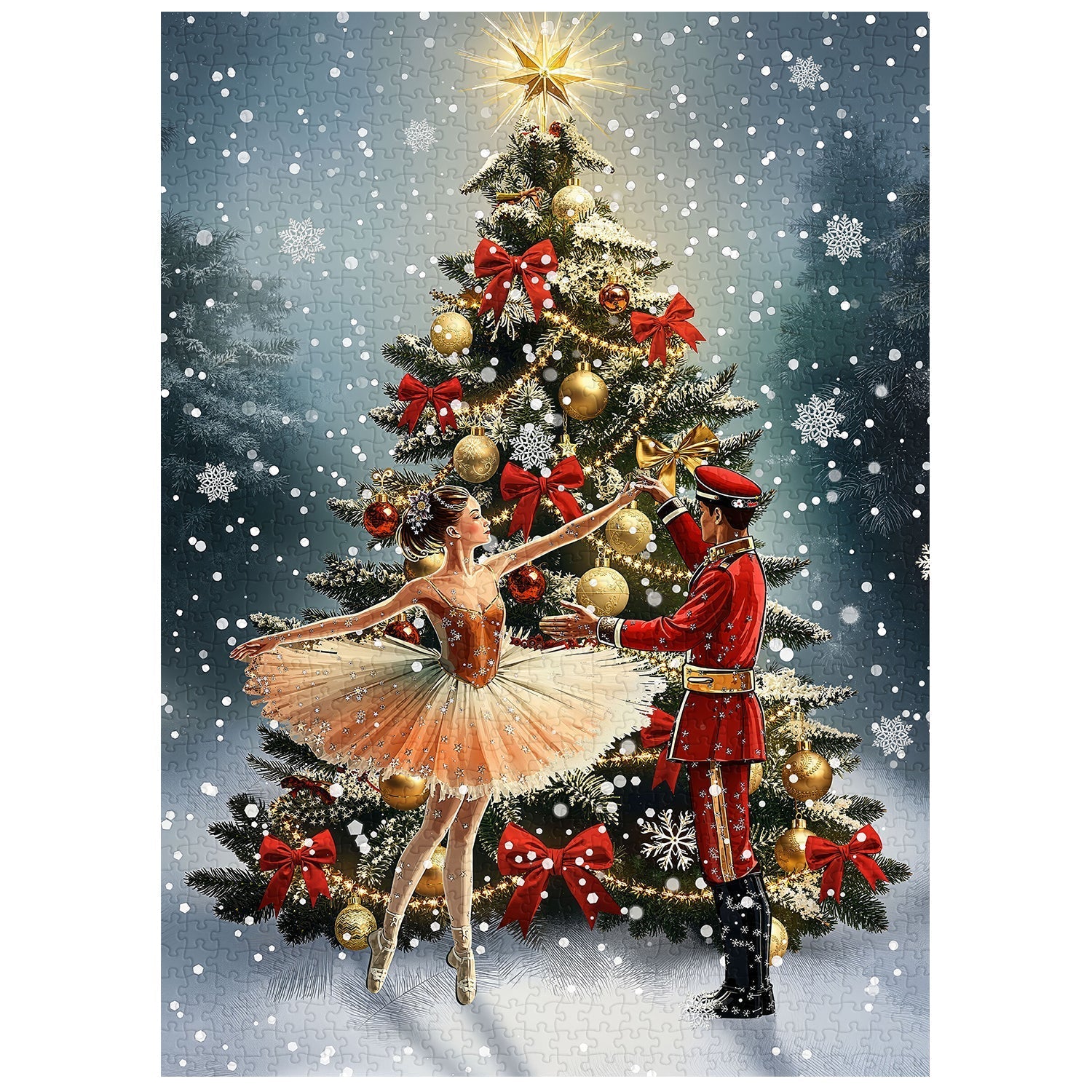 Puzzle Danza Stellata Di Natale 1000 Pezzi