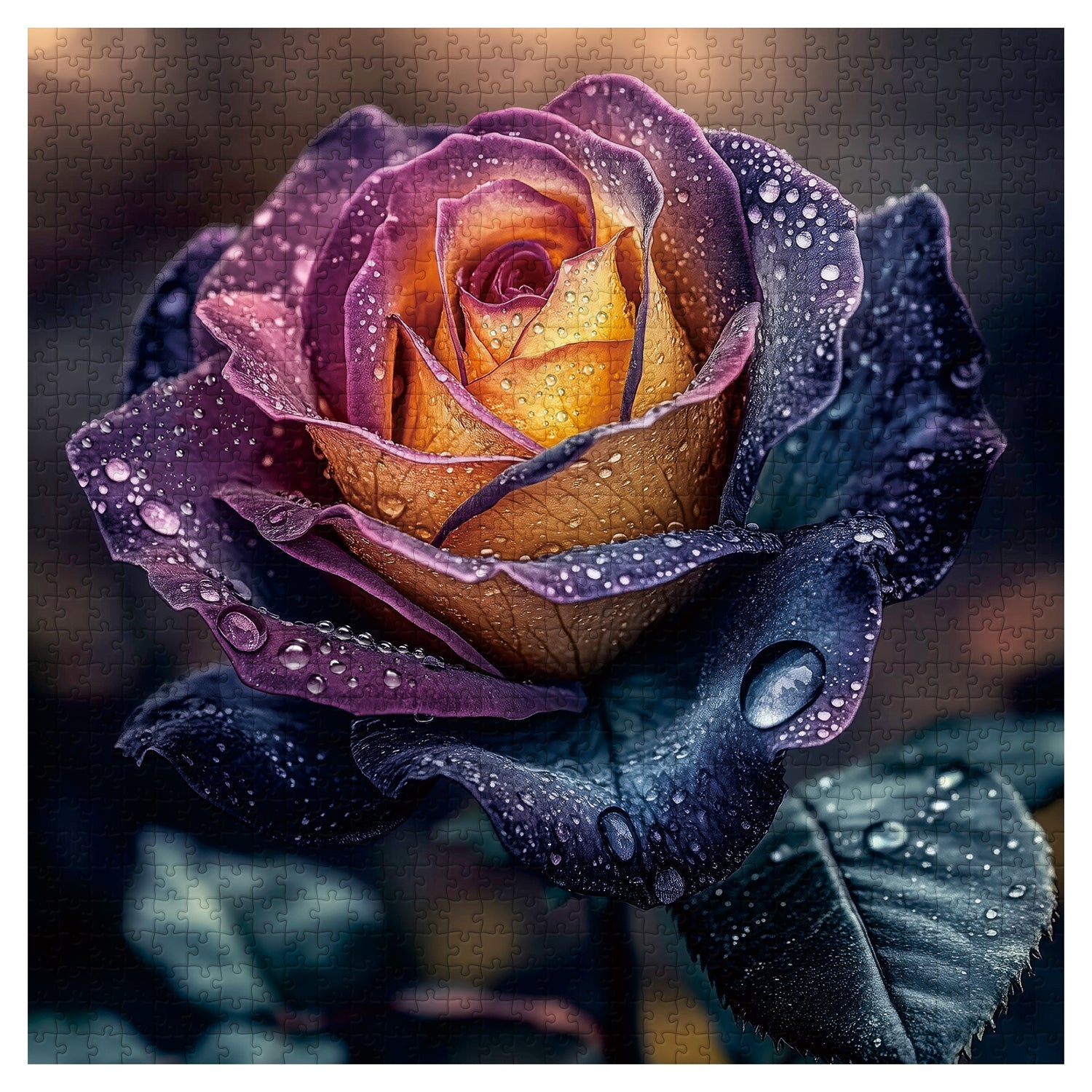 Rainbow Rose Jigsaw Puzzles 1000 piezas