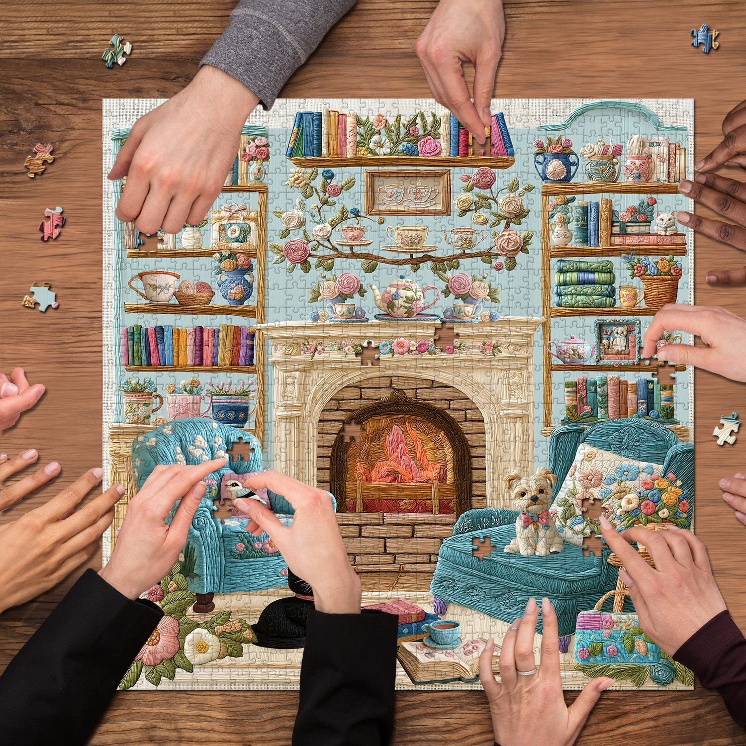 Acogedor rompecabezas rompecabezas 1000 piezas