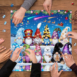 Starlit Gnome Parade Jigsaw Puzzle 1000 Pieces