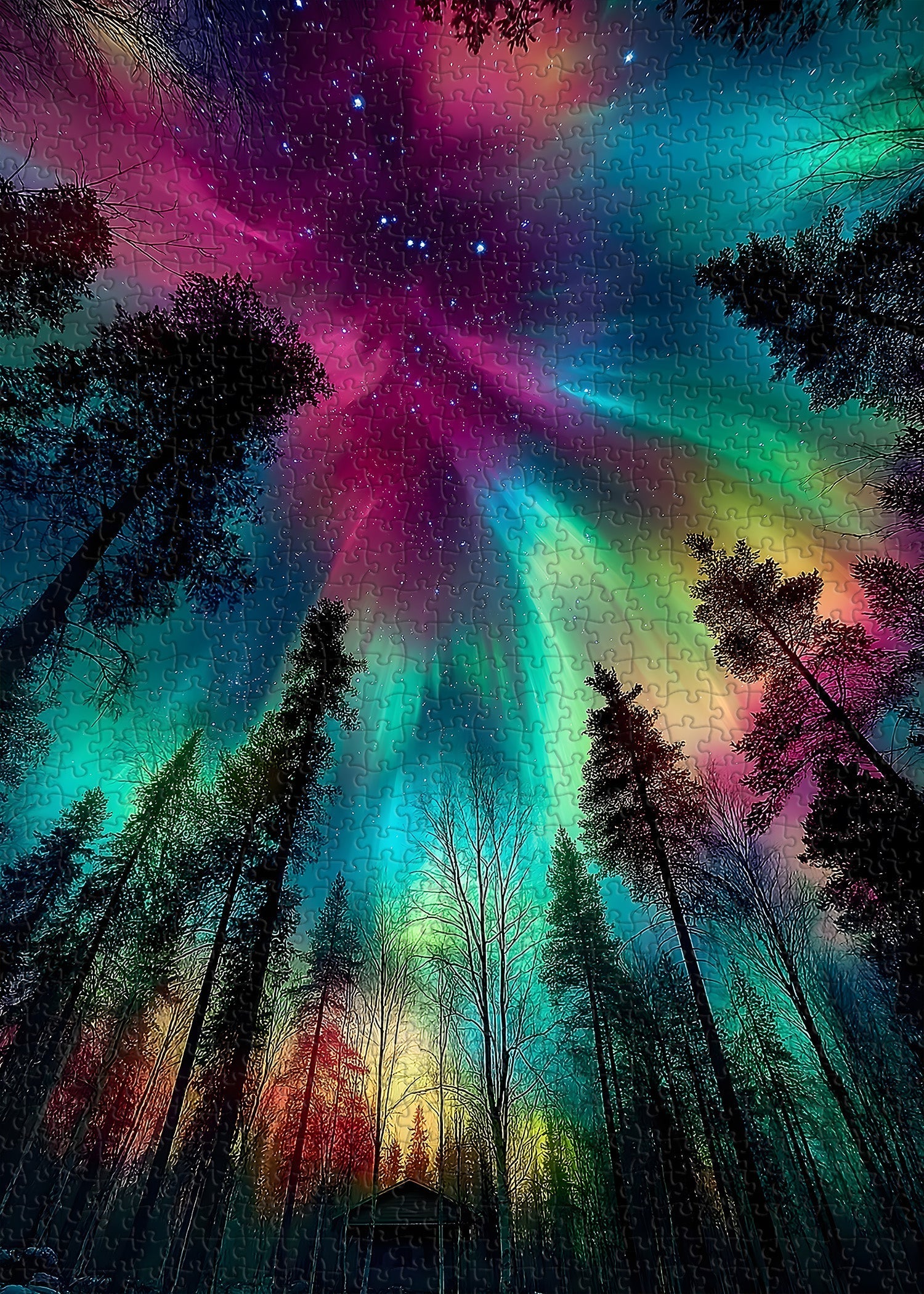 Aurora Forest Jigsaw Puzzle 1000 piezas