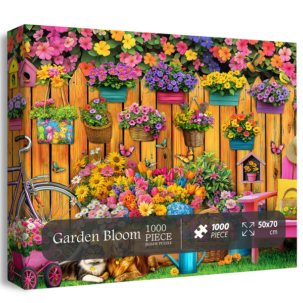 Garden Bloom Jigsaw Puzzle 1000 Pieces – Closeteyes