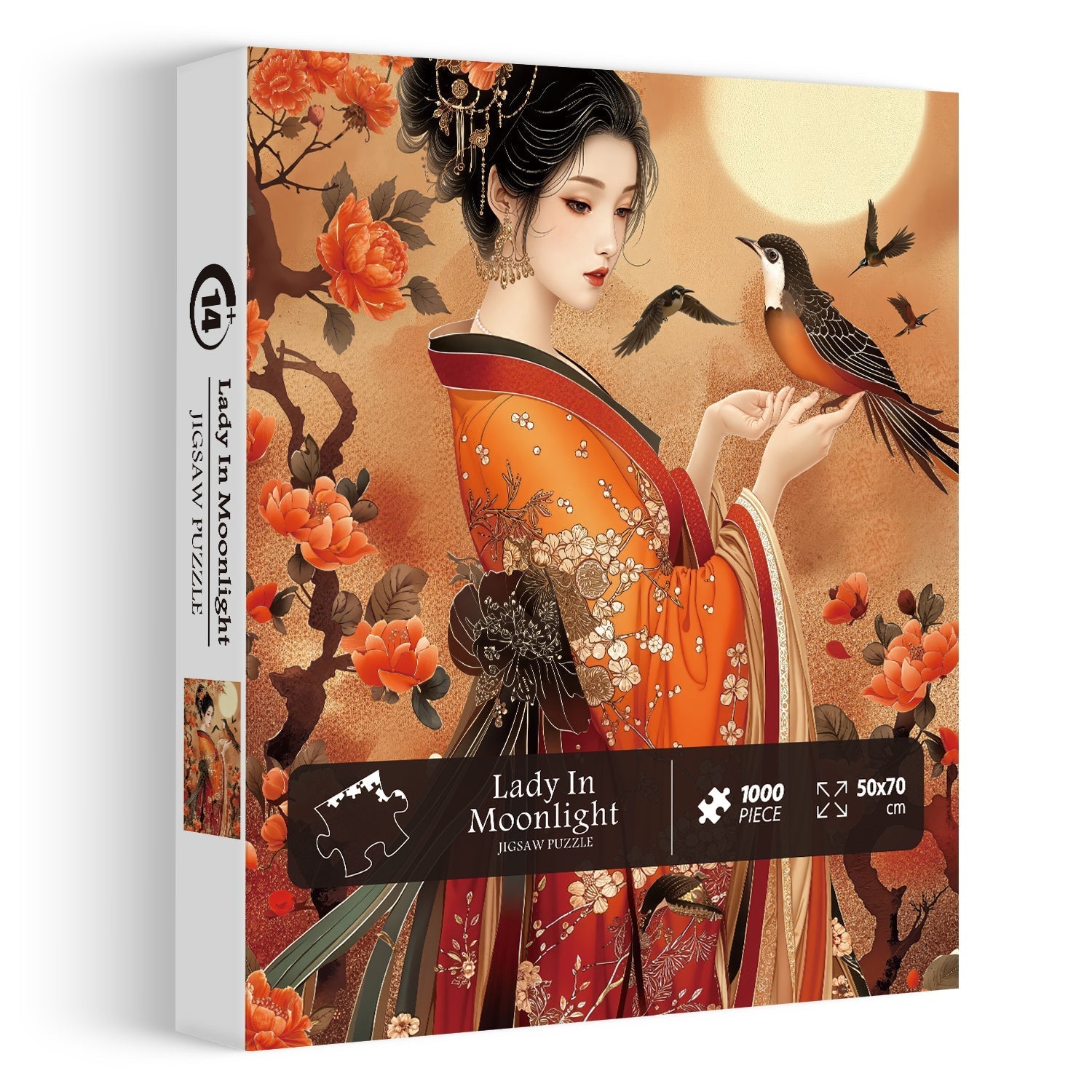 Lady In Moonlight Jigsaw Puzzle 1000 Pieces