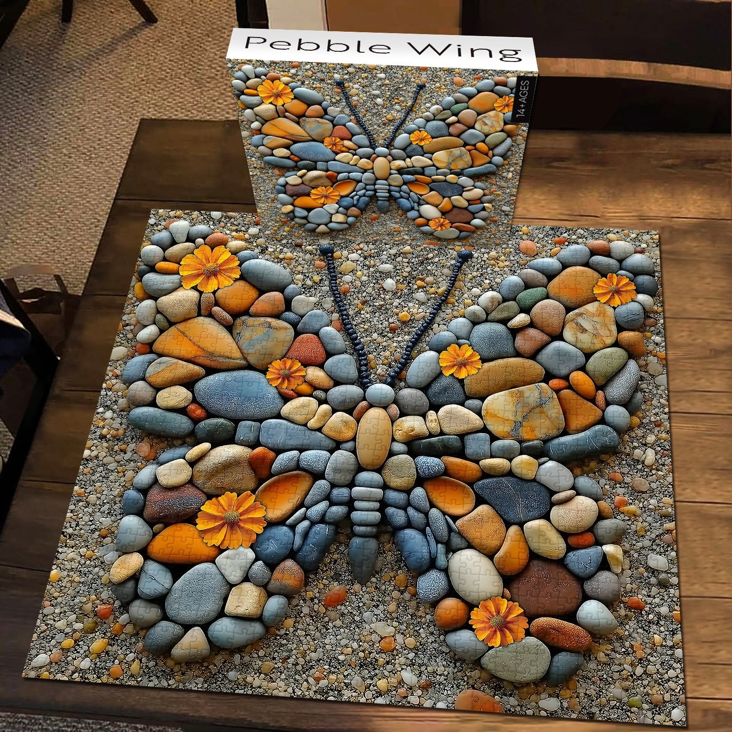 Rompecabezas de ala de guijarros 1000 piezas