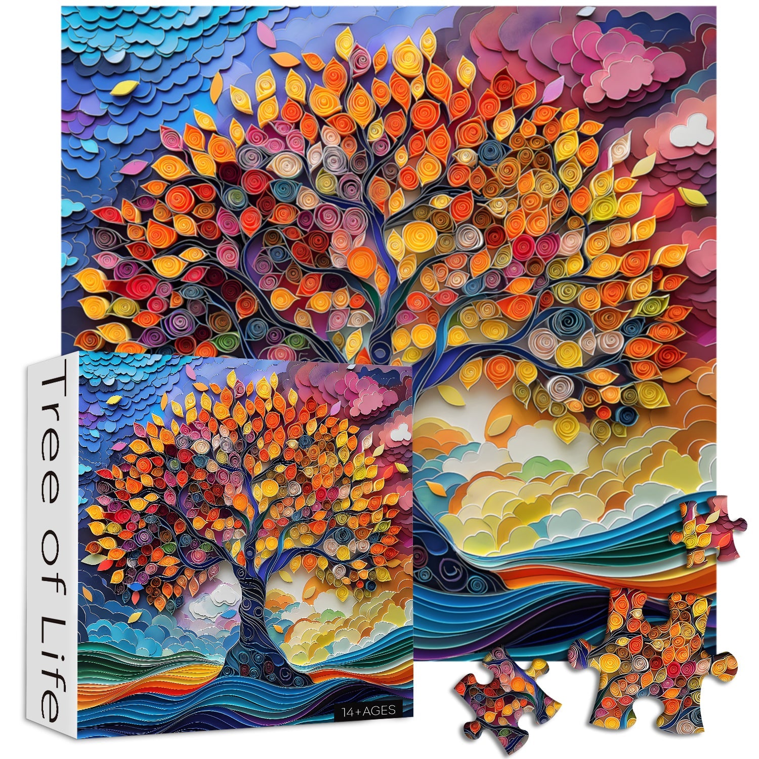 Arbre de vie puzzle 1000 pièces