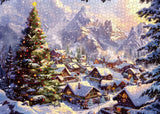 Puzzle a squarciali di yuletide 1000 pezzi