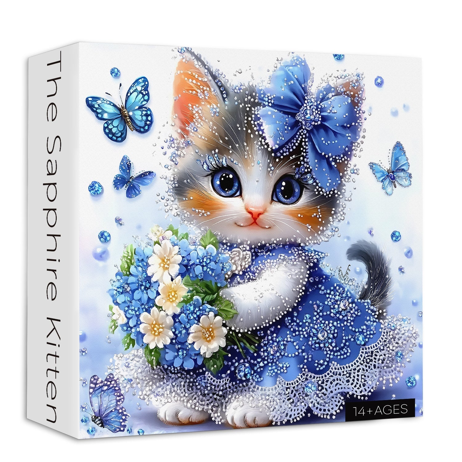 The Sapphire Kitten Jigsaw Puzzle 1000 Pieces