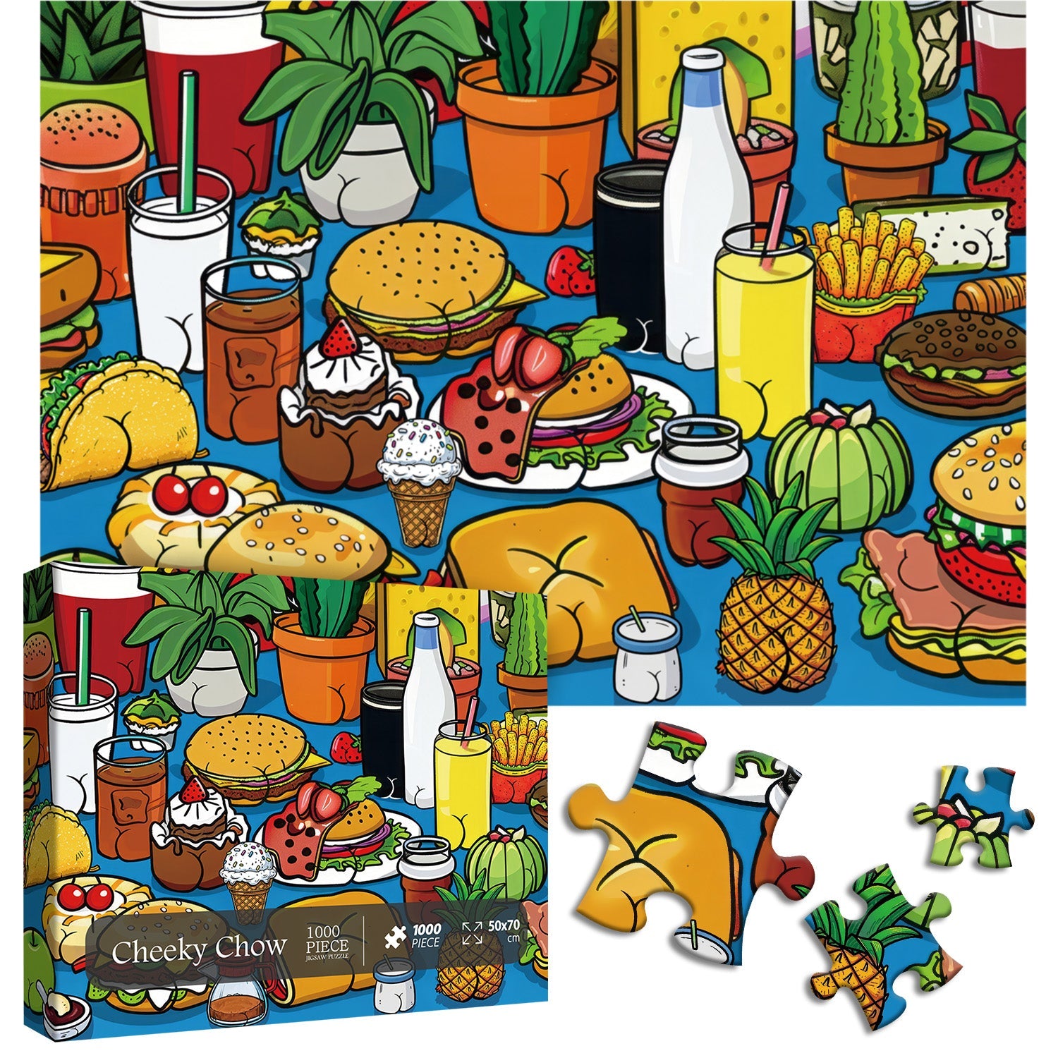 Rompecabezas descarado Puzzle 1000 piezas