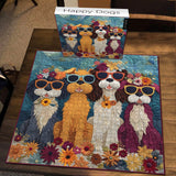 Perros felices rompecabezas rompecabezas 1000 piezas