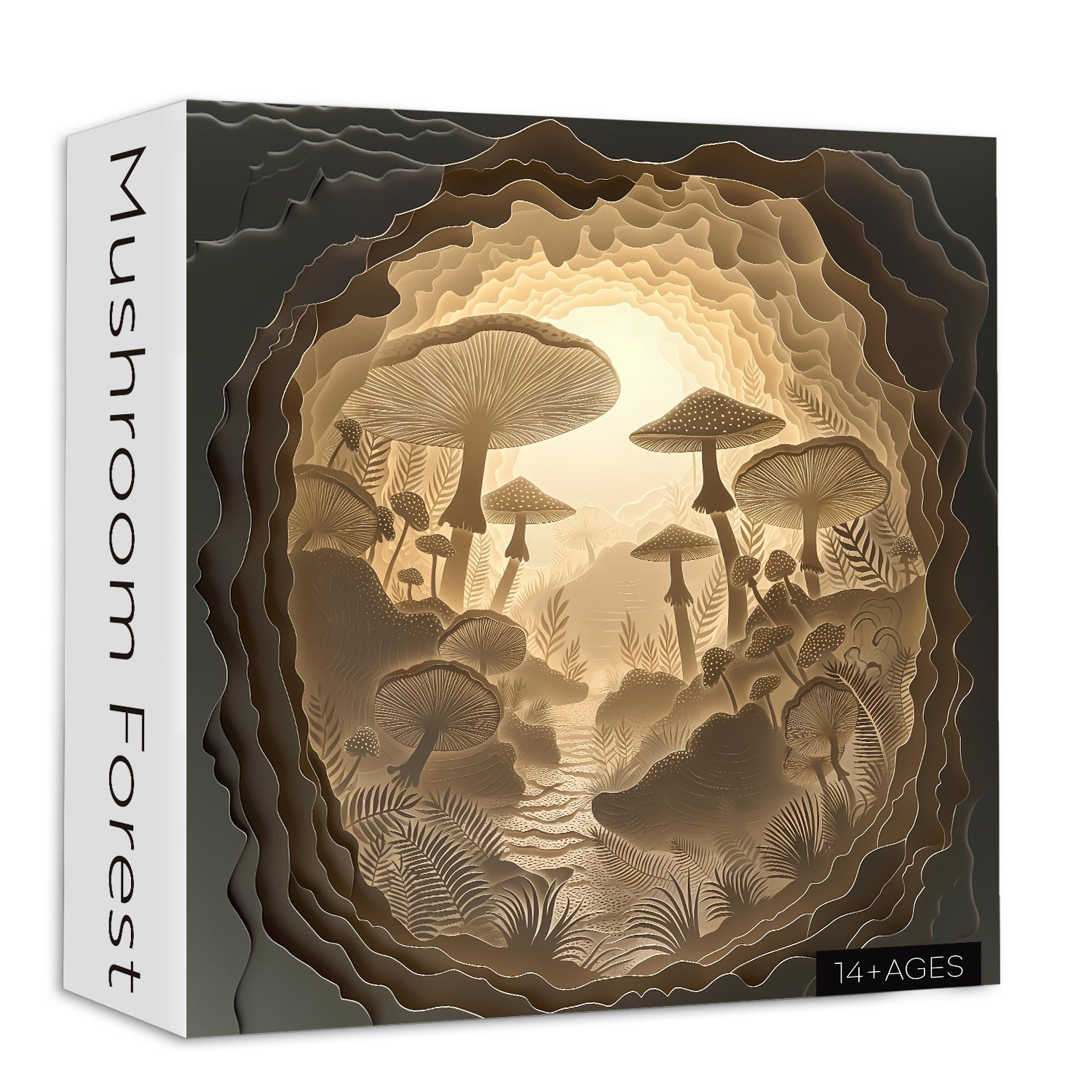 Rompecabezas del bosque de hongos 1000 piezas