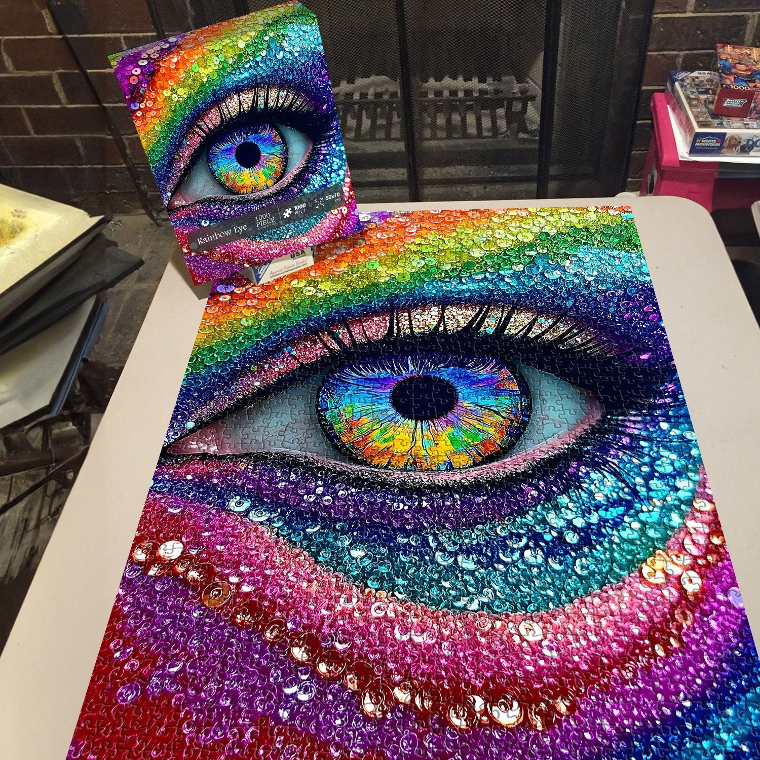 Rainbow Eye Jigsaw Puzzle 1000 piezas