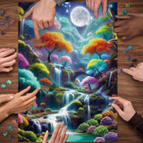 Rompecabezas de jigsa de lunares 1000 piezas