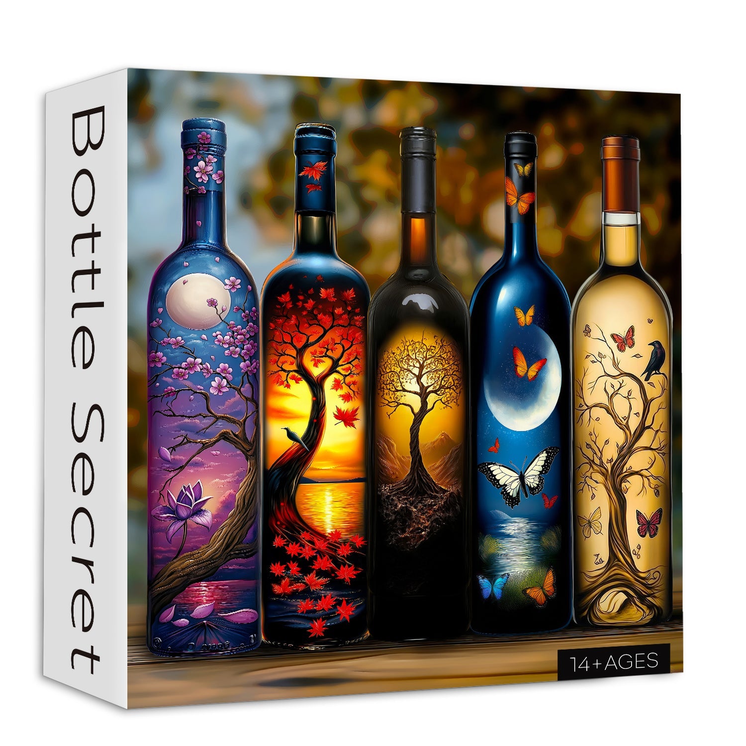 Botella secreta rompecabezas rompecabezas 1000 piezas