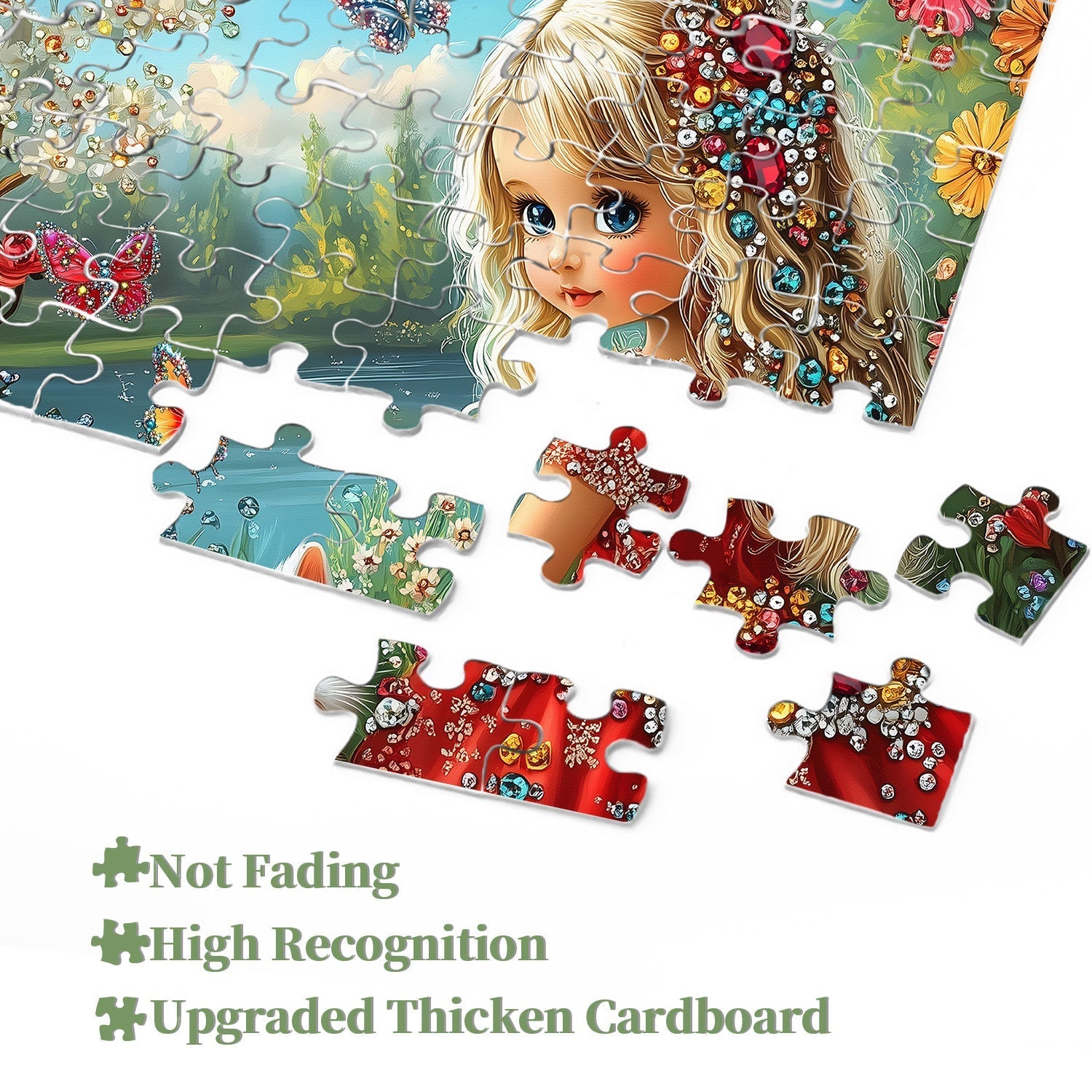 Gemstone Girl Jigsaw Puzzle 1000 piezas