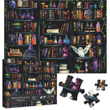 Magical Bookshelf Mystery Jigsaw Puzzle 1000 Pieces
