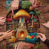 Mushroom House Jigsaw Puzzle 1000 Pieces